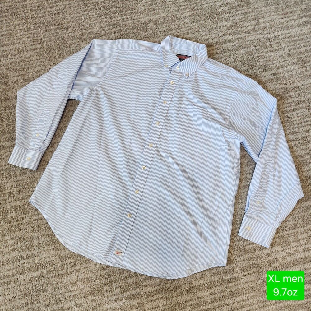 Vineyard Vines men's Murray shirt blue white size XL